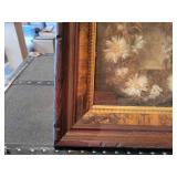 Antique Memorial Shadowbox with Photograph!