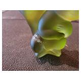 Vintage FOSTORIA Art Glass Ducks and Squirrels