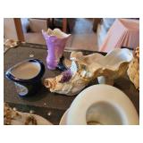 Large Lot of Vintage Glass Shoes/Boots, Top hats, Rubber Grapes and More - NO SHIPPING