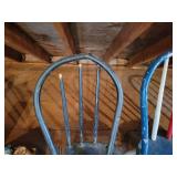 (4) Antique Wood Chairs - NO SHIPPING