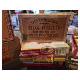 (11) Vintage Cigar Boxes and (6) Vintage Tobacco Tins - NO SHIPPING