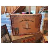 (11) Vintage Cigar Boxes and (6) Vintage Tobacco Tins - NO SHIPPING