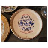 Skelly Oil Company 1967 Snowmobile Race Ashtray, Art Deco "BULOVA" Watch Box and More - NO SHIPPING