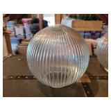 (2) Clear Glass Light Globes - NO SHIPPING