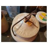 Western Stoneware Co. Wire Lid Crock, "The Weir" 1892 Wire Lid Crock, Antique Bottles and More - NO SHIPPING