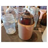 Western Stoneware Co. Wire Lid Crock, "The Weir" 1892 Wire Lid Crock, Antique Bottles and More - NO SHIPPING