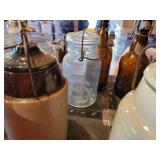 Western Stoneware Co. Wire Lid Crock, "The Weir" 1892 Wire Lid Crock, Antique Bottles and More - NO SHIPPING