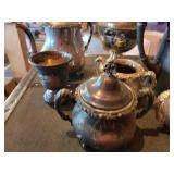 Large Lot of Antique / Vintage Silverplate Serving Pieces - NO SHIPPING