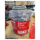 SENCO 18V Cordless Screw Gun Kit - Includes: Screw Gun, (2) Batteries, Charger, Bag, Bucket of Screws and More - Tested and Works!