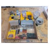 Large Lot of Assorted Driver Bits, Drill Bits and More