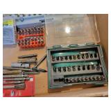 Large Lot of Assorted Driver Bits, Drill Bits and More