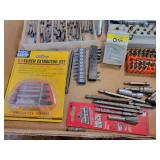 Large Lot of Assorted Driver Bits, Drill Bits and More