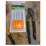 Assorted Hand Tools, Rasp Rotary Bit Kit and More