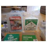 Large Lot of Packages of Screws and Fasteners