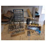 Large Lot of Router Bits, Drill Bits, Sawzall Blades and More