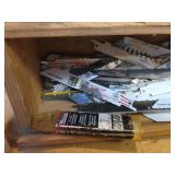 Large Lot of Router Bits, Drill Bits, Sawzall Blades and More