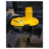 DeWalt 18V Driver, (8) Batteries and (2) Chargers + Case