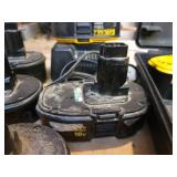 DeWalt 18V Driver, (8) Batteries and (2) Chargers + Case