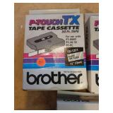 BROTHER Ptouch XL Professional Labeling System + Many Cartridges
