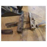 Antique Tool Box with Hand Drills, Plane and Draw Knife