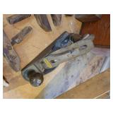 Antique Tool Box with Hand Drills, Plane and Draw Knife