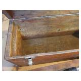 Antique Tool Box with Hand Drills, Plane and Draw Knife