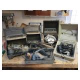 (5) Vintage CRAFTSMAN Power Tools - Circular Saw, Sander, Router, Jigsaw and Belt Sander - NO SHIPPING