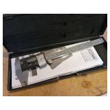 NSK 0" to 1" Micrometer, (2) 6" Digital Calipers and EMPIRE Magnetic Protractor