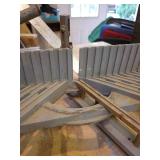 Ingersoll-Rand Millers Falls Cast Iron Miter Box (Part No. 1124), (3) Jorgensen Wood Clamps, Craftsman Aluminum Square and (2) Bar Clamps - NO SHIPPING