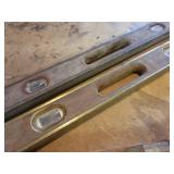 (3) Vintage Wood Levels - (2) 48" and (1) 18" - NO SHIPPING