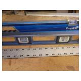 EMPIRE eShock Pro 72" Aluminum Level, EMPIRE 24" Aluminum Level and EMPIRE 72" Aluminum Straight Edge - NO SHIPPING