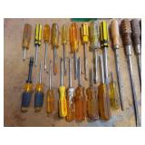 Lot of (50+) Assorted Screwdrivers