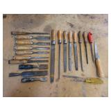 Lot of Assorted Files and Chisels