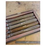 Vintage CRAFTSMAN Wood Turning Tools with Original Box!