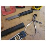 Tape Measures, Hammers, Belt Cleaner, Level, Coping Saw and More