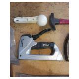 Hammers, Staple Guns, Strap Wrenches, Picks, Level and More