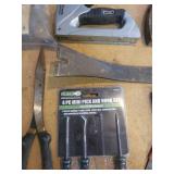Hammers, Staple Guns, Strap Wrenches, Picks, Level and More