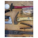 Hammers, Staple Guns, Strap Wrenches, Picks, Level and More