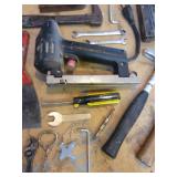 Hammers, Staple Guns, Strap Wrenches, Picks, Level and More