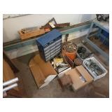 Parts Organizer, Can of Nails, Knives and Block, Shelf Brackets and More - NO SHIPPING