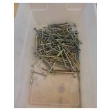 Lot of Hardware in Shoebox Totes - Door Hardware, Hinges, Utility Knives and More - NO SHIPPING