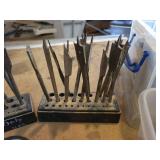 Huge Lot of Assorted Spiral and Spade Drill Bits