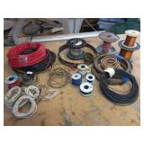 Lot of Assorted Copper Wire, Copper Strapping and More