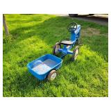 FORD 8000 Cast Aluminum Pedal Tractor w/ Trailer! - ERTL Model F-68