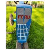 FORD 8000 Cast Aluminum Pedal Tractor w/ Trailer! - ERTL Model F-68