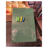 Lot of Vintage Fisher-Price Magnetic Letters & Numbers with Boards