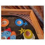 Vintage Pressman "Skill Ball" Board and (9) Empty HG Toys Jigsaw Puzzle Tubes with Puzzle Pieces