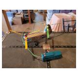 Vintage Cragstan Piasecki Army Mule Helicopter Battery Operated Tin Litho Toy