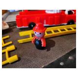 Vintage Lot of Fisher-Price Toys: Fire Engines, Lift & Load Depot, and MORE!