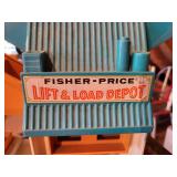 Vintage Lot of Fisher-Price Toys: Fire Engines, Lift & Load Depot, and MORE!